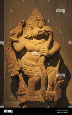 The Garuda Devouring Nagas Sculpture: A Testament to Power and Mythical Majesty!