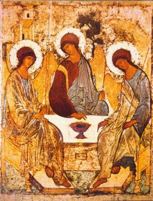 The Trinity Icon: A Glimpse into Medieval Russian Religious Devotion and Byzantine Artistic Influence!